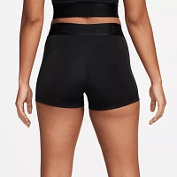 Nike Women's Pro 3'' Mid-Rise Wide Waistband Shorts