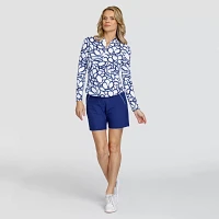 Tail Women's Long Sleeve 1/4 Zip Kalinda Golf Shirt