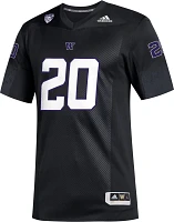 adidas Men's Washington Huskies #20 Alternate Football Black Jersey