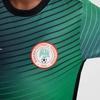 Nike Youth Nigeria 2024 Grey Prematch Jersey