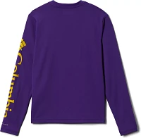 Columbia Youth LSU Tigers Purple Terminal Tackle Long Sleeve T-Shirt