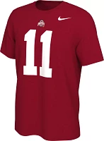 Nike Men's Ohio State Buckeyes Jaxon Smith-Njigba #11 Scarlet Football Jersey T-Shirt