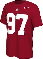 Nike Men's Ohio State Buckeyes #97 Scarlet N Bosa Retro Football Jersey T-Shirt