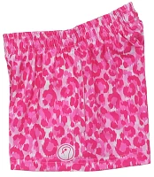 LAX SO HARD Girls' Leopard Performance Lacrosse Shorts