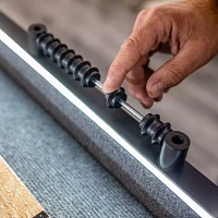 Atomic 9' LED Shuffleboard Table