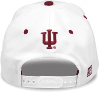 The Game Men's Indiana Hoosiers White Bar Adjustable Hat