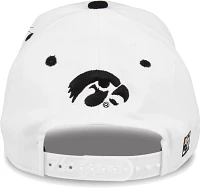 The Game Men's Iowa Hawkeyes White Bar Adjustable Hat