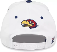 The Game Men's Kansas Jayhawks White Bar Adjustable Hat