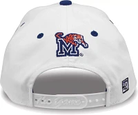 The Game Men's Memphis Tigers White Nickname Adjustable Hat