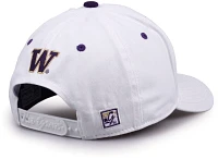 The Game Men's Washington Huskies White Bar Adjustable Hat