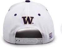 The Game Men's Washington Huskies White Bar Adjustable Hat