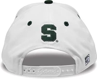 The Game Men's Michigan State Spartans White Nickname Adjustable Hat