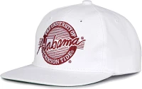 The Game Men's Alabama Crimson Tide White Circle Adjustable Hat