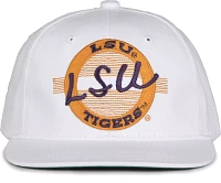 The Game Men's LSU Tigers White Circle Adjustable Hat