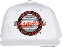 The Game Men's Oregon State Beavers White Circle Adjustable Hat