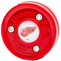 Green Biscuit NHL Team Logo Puck