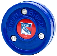 Green Biscuit NHL Team Logo Puck