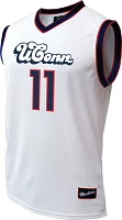 Genuine Collective Men's Connecticut Huskies Alex Karaban #11 White Replica Basketball Jersey