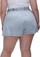 Good American Women's Denim Diamond Shorts