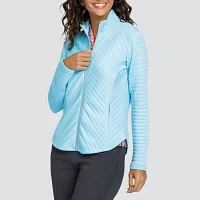 Tail Women's Long Sleeve Full-Zip Curved Hem Golf Jacket