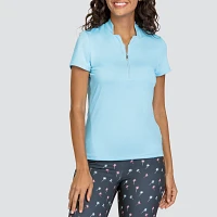 Tail Women's Short Sleeve 1/4 Zip Novelty Collar Golf Polo