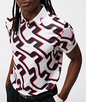 J.Lindeberg Men's Tour Tech Print Polo