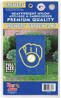 Party Animal Milwaukee Brewers Premium Garden Flag