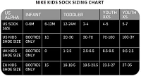 Nike Girls' Ruffle Welt Ankle Socks - 6 Pack