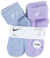 Nike Girls' Fold Over Ankle Socks 6-Pack