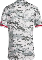 adidas Men's NC State Wolfpack Camo Full Button Replica Baseball Jersey