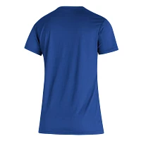 adidas Women's Kansas Jayhawks Blue Creator Performance T-Shirt