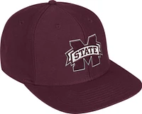 adidas Men's Mississippi State Bulldogs Maroon Flat Brim Adjustable Snapback Hat