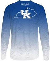 Great State Clothing Men's Kentucky Wildcats Blue Long Sleeve T-Shirt