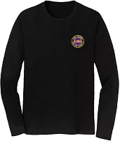 Great State Clothing Men's LSU Tigers Black Labs Truck Long Sleeve T-Shirt