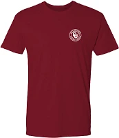 Great State Clothing Men's Oklahoma Sooners Crimson Washed Flag T-Shirt