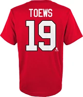 NHL Youth Chicago Blackhawks Jonathan Toews #19 Red Player T-Shirt