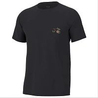 HUK Men's Night Bass Black T-Shirt