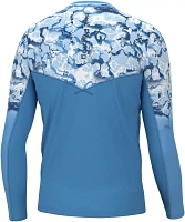 HUK Men's Icon X Inside Reef Fade Long Sleeve Shirt