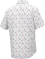 HUK Men's Kona Shrimp Boil Button Down Shirt