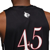 adidas Men's Louisville Cardinals #45 Black Swingman Replica Basketball Jersey