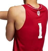 adidas Men's Indiana Hoosiers #1 Crimson Swingman Replica Basketball Jersey