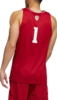 adidas Men's Indiana Hoosiers #1 Crimson Swingman Replica Basketball Jersey