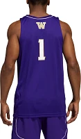 adidas Men's Washington Huskies #1 Purple Swingman Replica Basketball Jersey