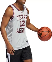 adidas Men's Texas A&M Aggies #1 Grey Reverse Retro 2.0 Replica Basketball Jersey