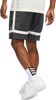 adidas Men's Kansas Jayhawks Grey Retro Reverse Basketball Shorts