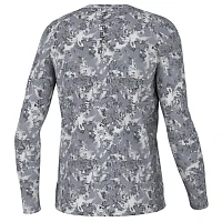 HUK Youth Pursuit Fin Flats Long Sleeve Shirt