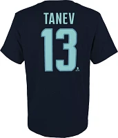 NHL Youth Seattle Kraken Brandon Tanev #13 Navy T-Shirt