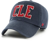 '47 Men's Cleveland Guardians Navy Clean Up Adjustable Hat