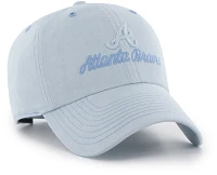 '47 Women's Atlanta Braves Navy Haze Cleanup Adjustable Hat