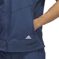 adidas Men's Statement Full Zip Hooded Golf Vest